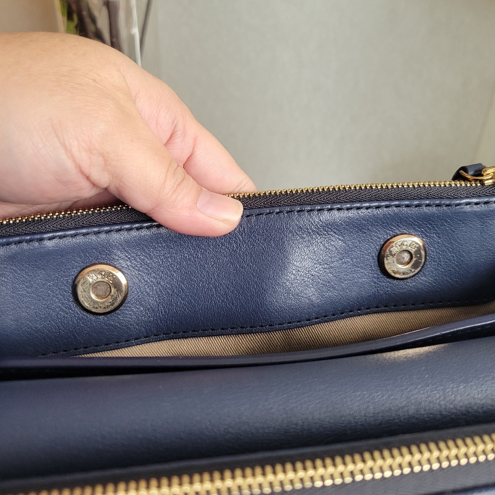 MCM Blue saffiano leather 2way bag - Picture 7 of 12